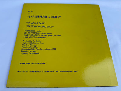 The Smiths - Shakespeare's Sister : Signed by Johnny Marr