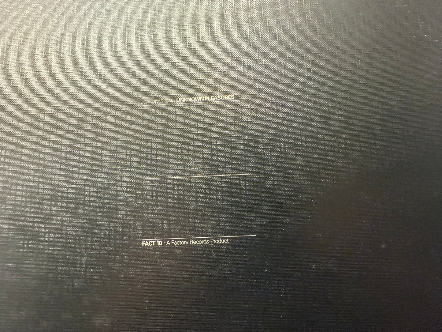 Joy Division – Unknown Pleasures