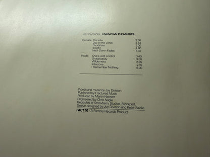 Joy Division – Unknown Pleasures