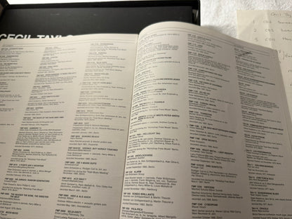 Cecil Taylor – In Berlin '88 Limited Edition 11 CD Box Set