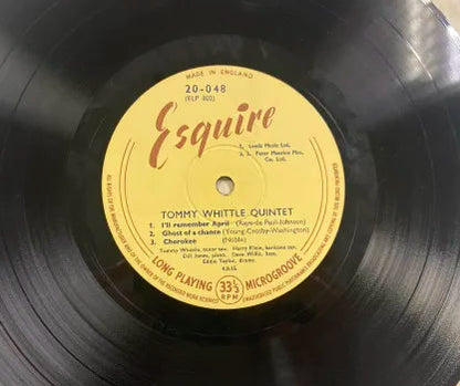 Tommy Whittle Quintet 10" Esquire UK 20-048