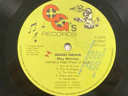 Roy Shirley - Good News LP