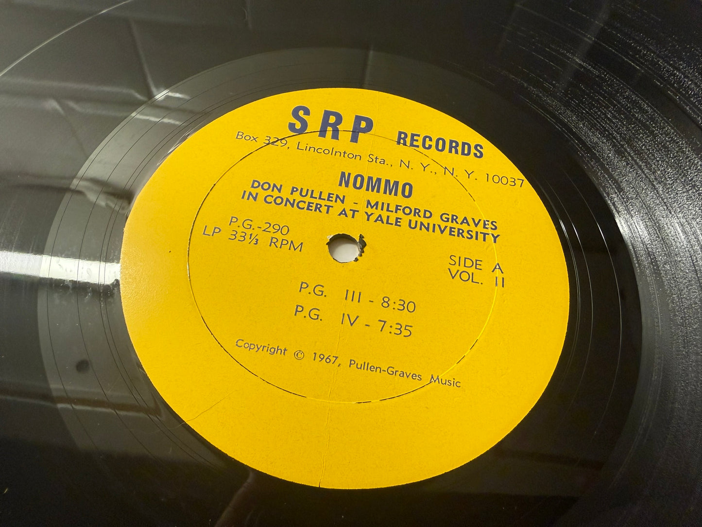 Milford Graves, Don Pullen – Nommo US 1st Press