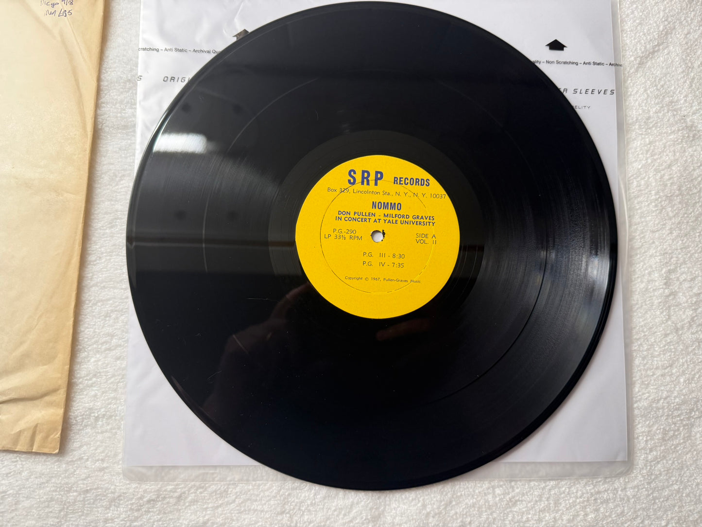 Milford Graves, Don Pullen – Nommo US 1st Press