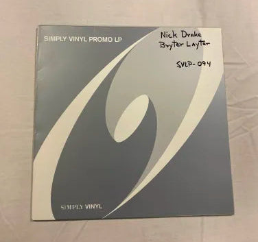 Nick Drake - Bryter Layter Simply Vinyl Test Pressing