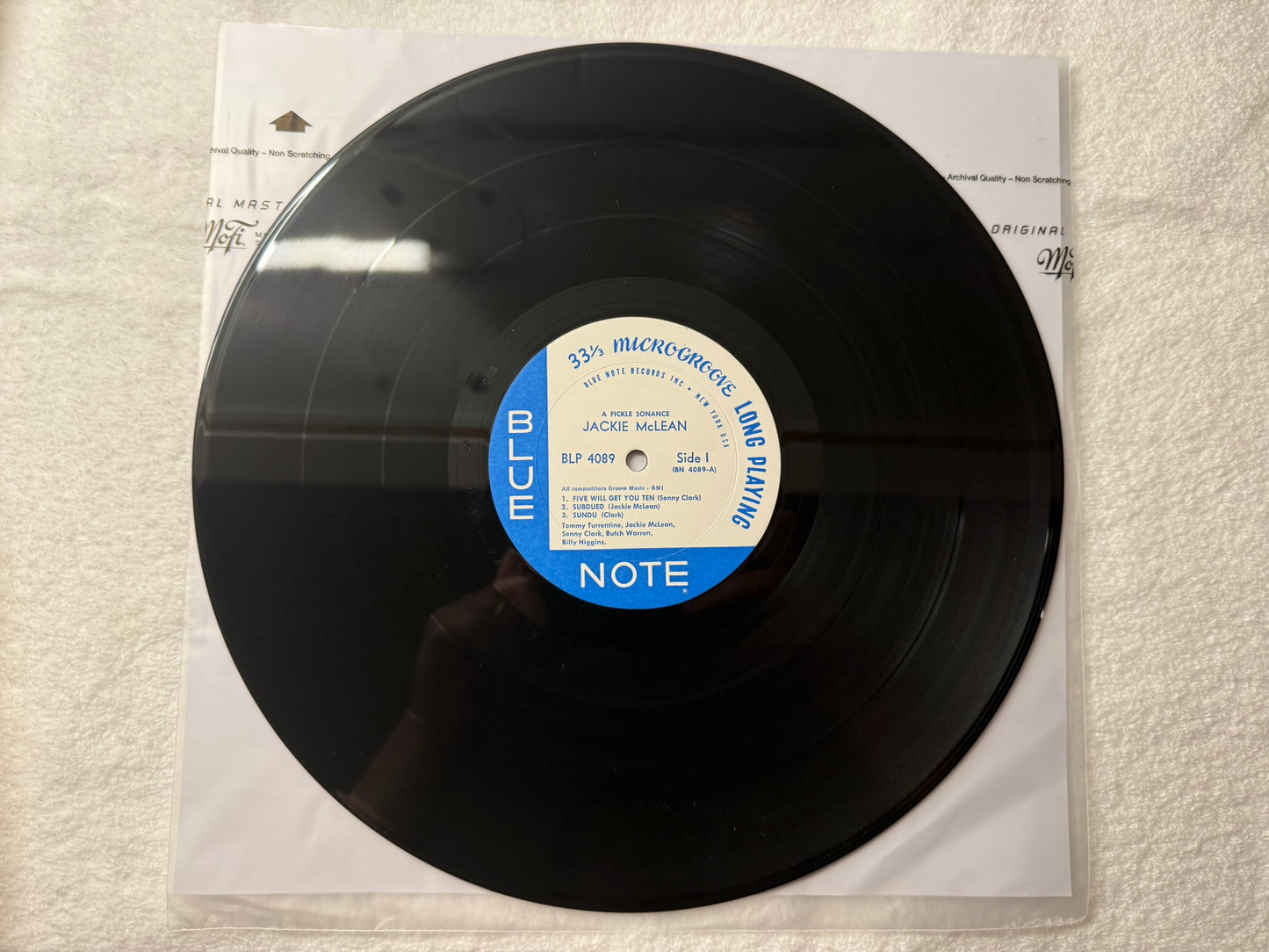 Jackie McLean – A Fickle Sonance LP US Mono 1st BLP 4089