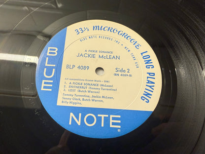 Jackie McLean – A Fickle Sonance LP US Mono 1st BLP 4089