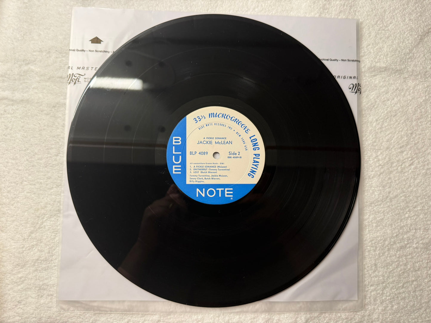 Jackie McLean – A Fickle Sonance LP US Mono 1st BLP 4089