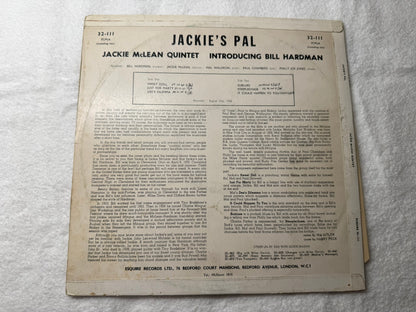 Jackie McLean Quintet Introducing Bill Hardman – Jackie's Pal UK 1st Esquire 32-111