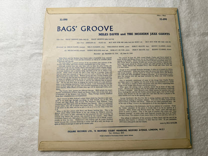 Miles Davis And The Modern Jazz Giants – Bags' Groove UK 1st Esquire 32-090