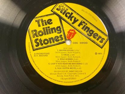 Rolling Stones - Sticky Fingers LP UK 1st Large Zip