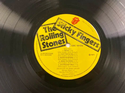 Rolling Stones - Sticky Fingers LP UK 1st Large Zip