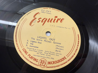 Jackie McLean – Lights Out UK 1st Esquire 32-041