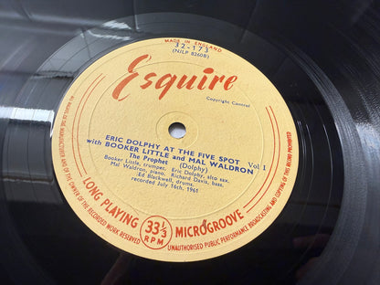 Eric Dolphy – At The Five Spot, Volume 1. UK Esquire 1st 32-173