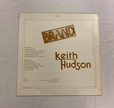 Keith Hudson - Brand LP White Label Test Pressing