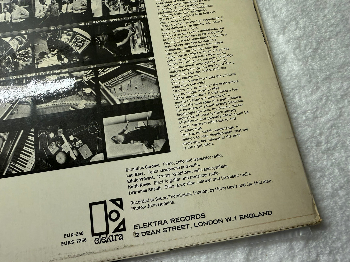 AMM – Ammmusic UK Elektra Original EUK 256