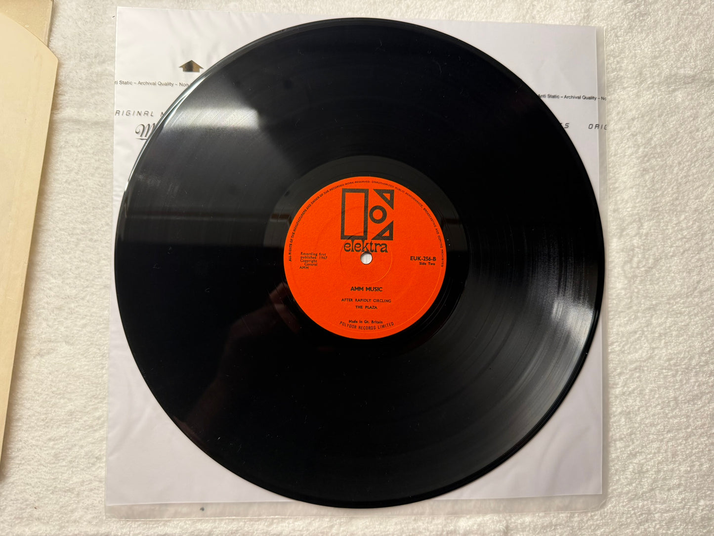 AMM – Ammmusic UK Elektra Original EUK 256