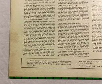 Tommy Flanagan - Trio Over Seas LP US Original Prestige Mono PRLP 7134