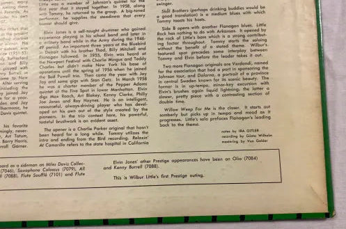 Tommy Flanagan - Trio Over Seas LP US Original Prestige Mono PRLP 7134