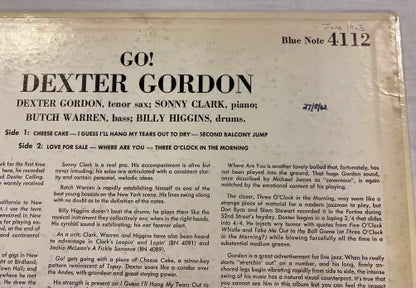 Dexter Gordon - Go Blue Note Mono Original BLP 4112