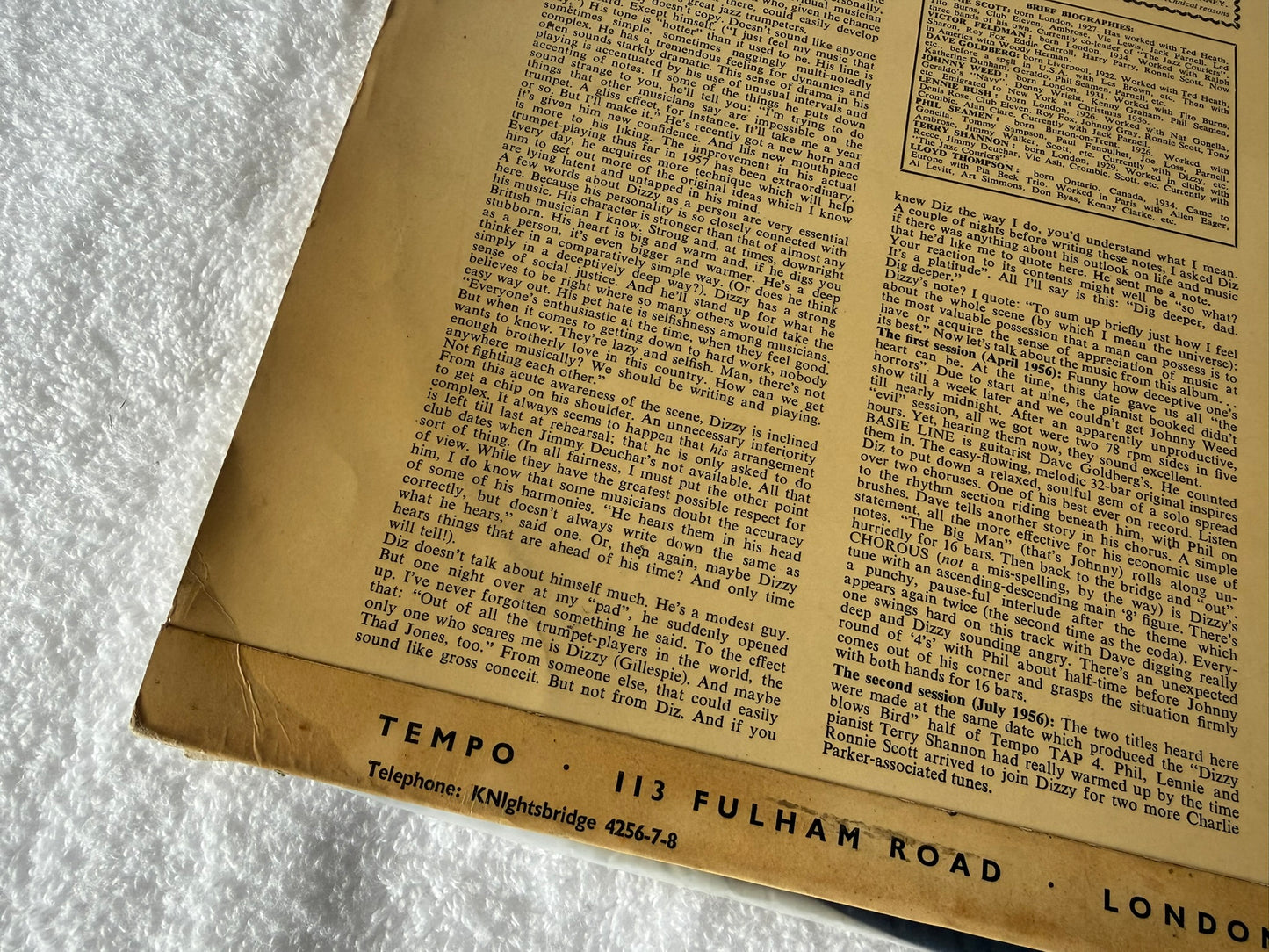 Dizzy Reece – Progress Report 1st UK TAP 9 Mono