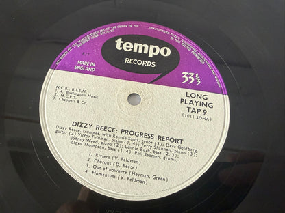Dizzy Reece – Progress Report 1st UK TAP 9 Mono