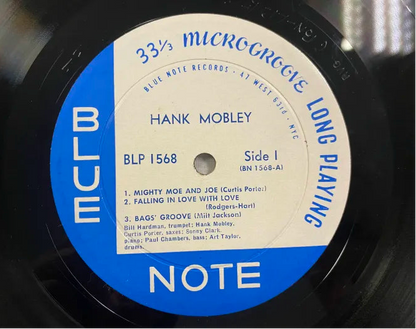Hank Mobley - Self Titled Blue Note Mono Original BLP 1568