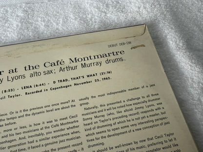 Cecil Taylor – Live At The Cafe Montmartre 1st Denmark DEB-138