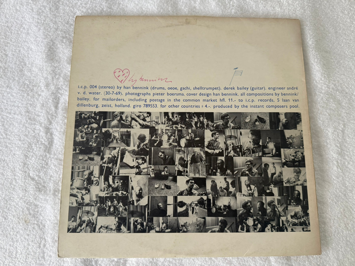 Derek Bailey / Han Bennink – Han Bennink & Derek Bailey 1st ICP 004