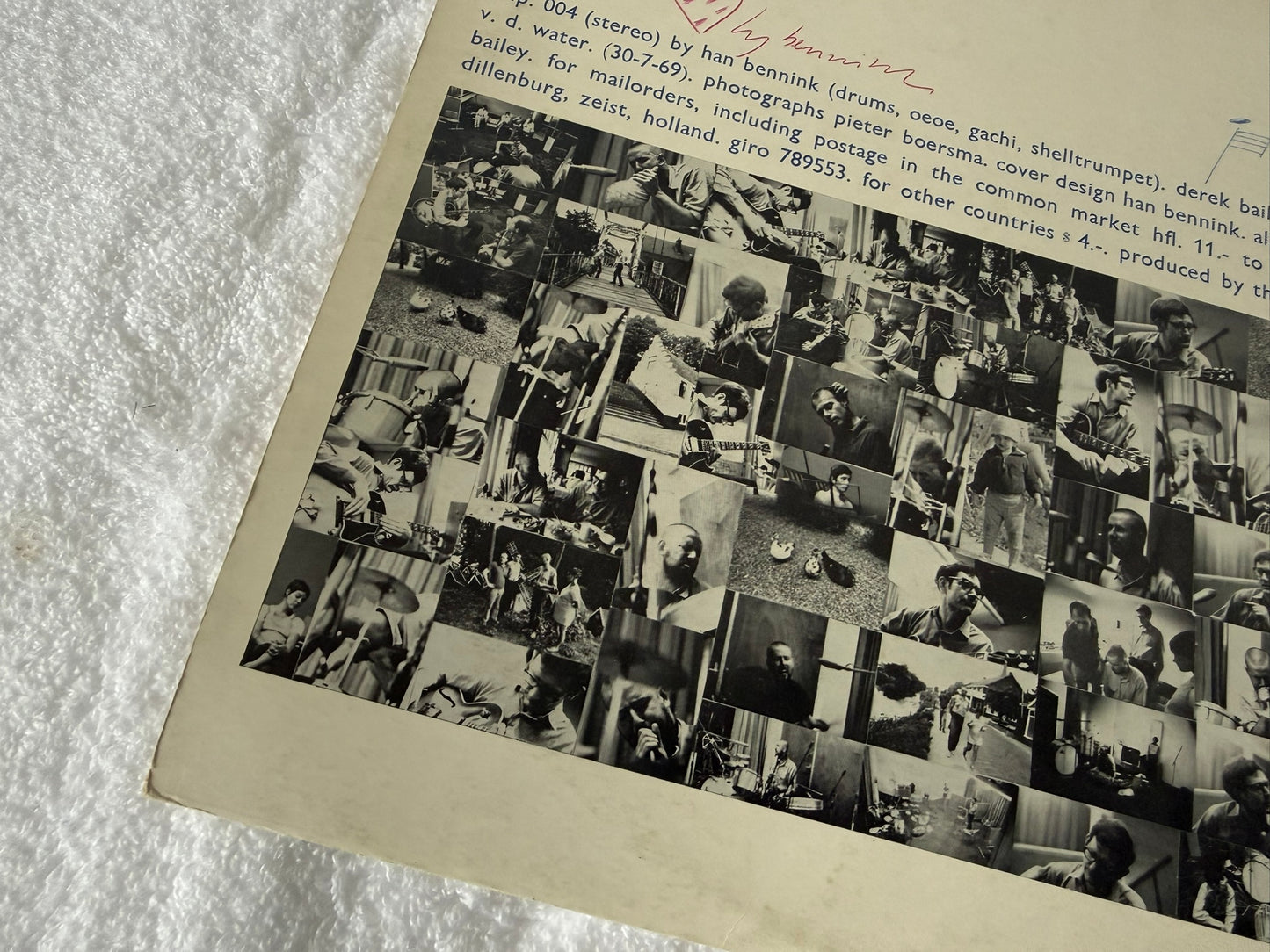 Derek Bailey / Han Bennink – Han Bennink & Derek Bailey 1st ICP 004