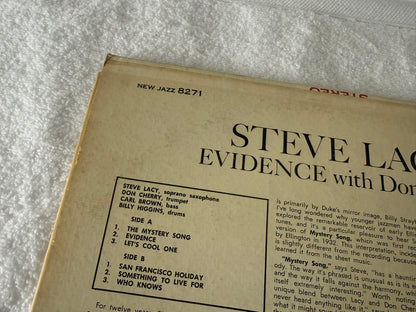 Steve Lacy With Don Cherry – Evidence US Original Pressing NJLP 8271