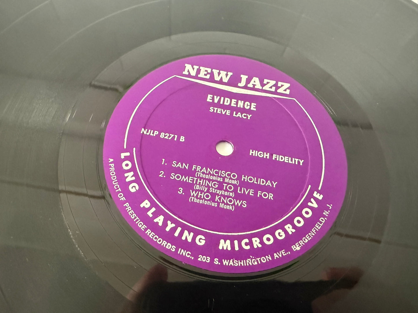 Steve Lacy With Don Cherry – Evidence US Original Pressing NJLP 8271