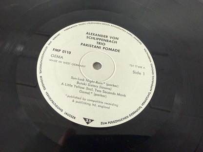 Alexander von Schlippenbach Trio – Pakistani Pomade : Germany 1st FMP 0110