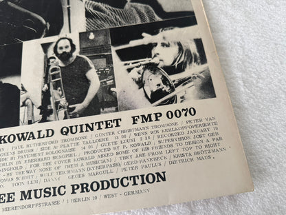 Peter Kowald Quintet – Peter Kowald Quintet : Germany 1st FMP 0070