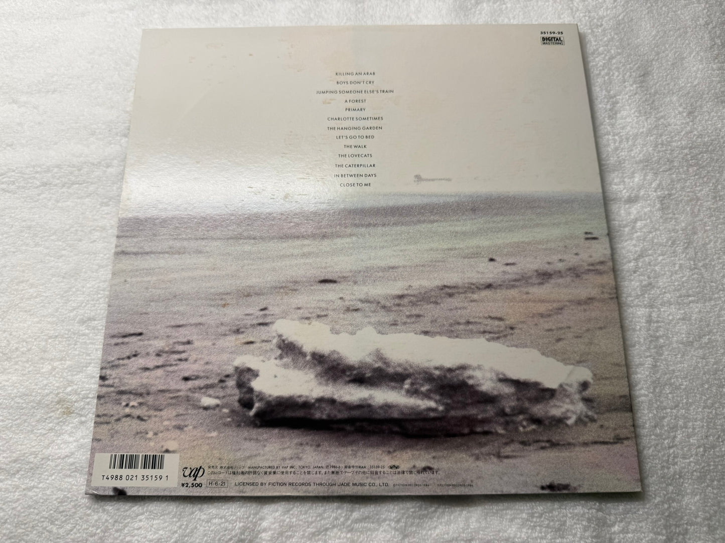 The Cure – Standing On A Beach - The Singles : With Stickers (JP)