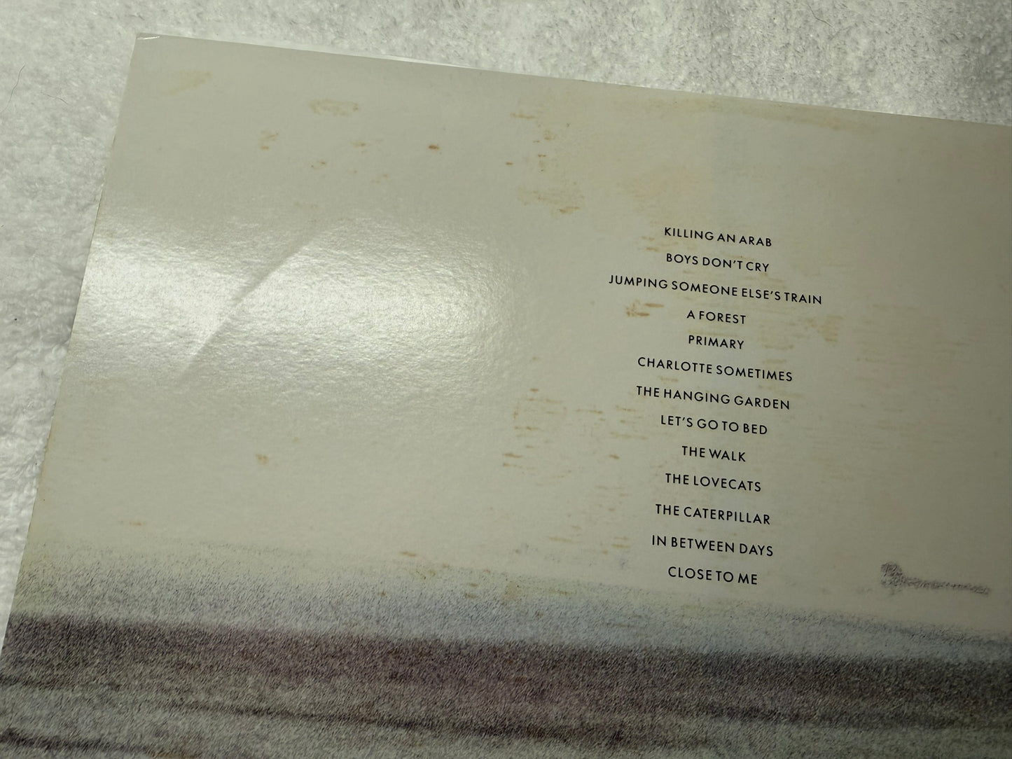 The Cure – Standing On A Beach - The Singles : With Stickers (JP)