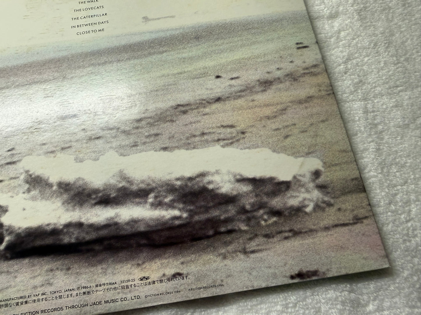 The Cure – Standing On A Beach - The Singles : With Stickers (JP)