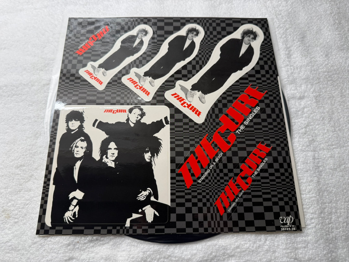 The Cure – Standing On A Beach - The Singles : With Stickers (JP)