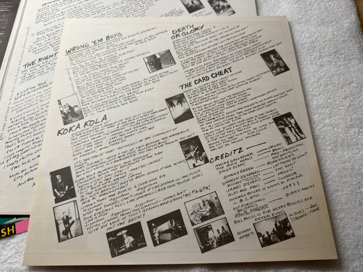 The Clash – London Calling : Promo, Poster, Magazine (JP)