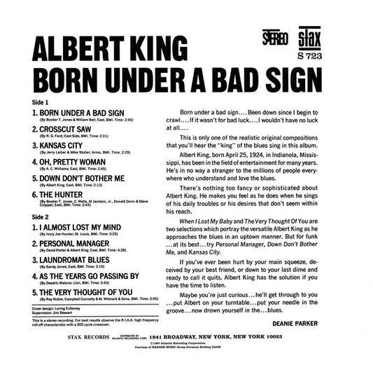 Albert King – Born Under A Bad Sign