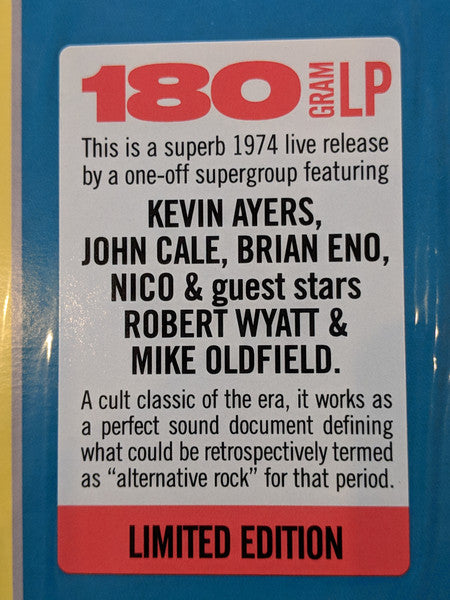Kevin Ayers - John Cale - Eno - Nico  – June 1, 1974