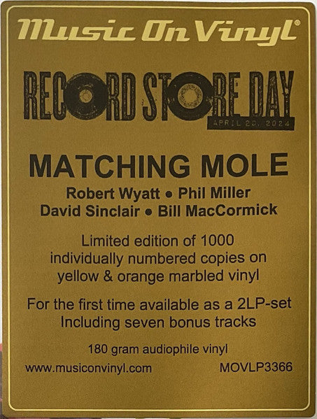 Matching Mole- Self Titled