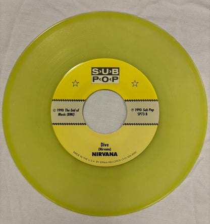 Nirvana -Silver b/w Dive 7” Yellow