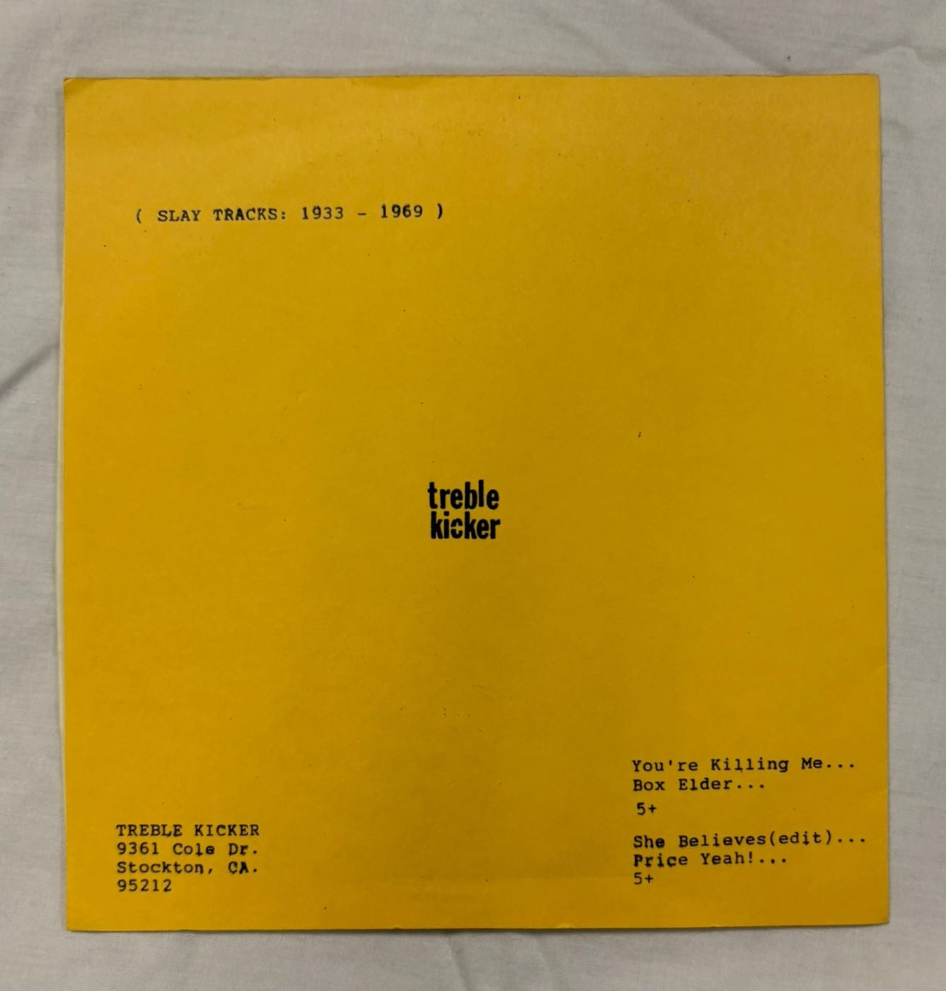 Payement - Treble Kicker White Label 7”