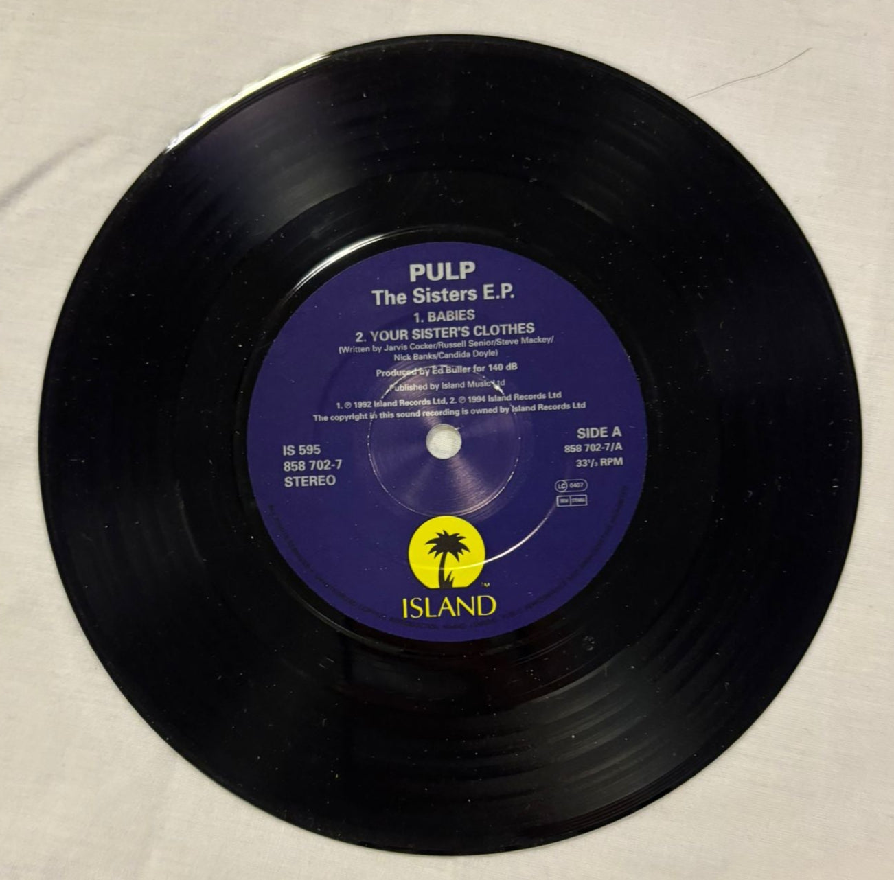 Pulp - The Sisters EP 7”