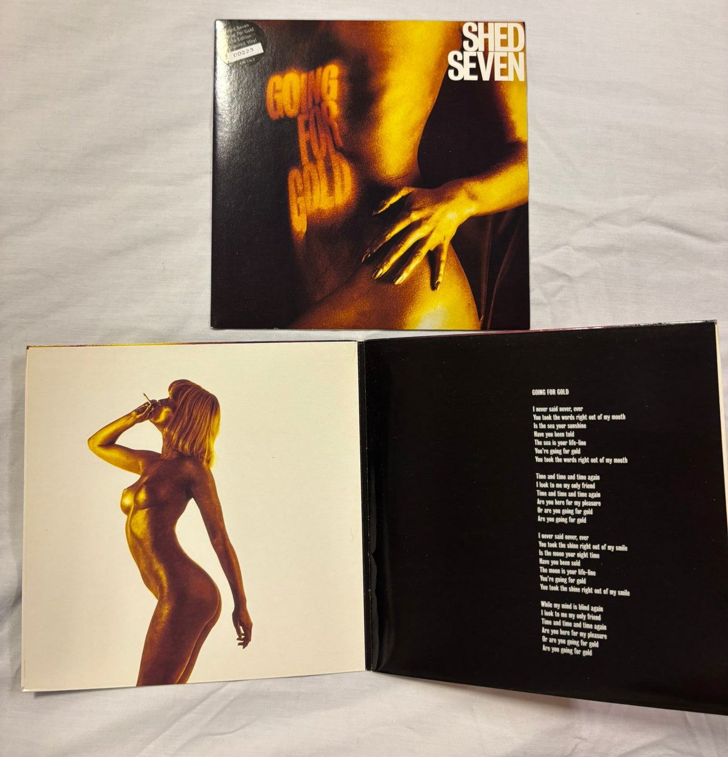 Shed Seven - Going For Gold 7” Withdrawn Sleeve