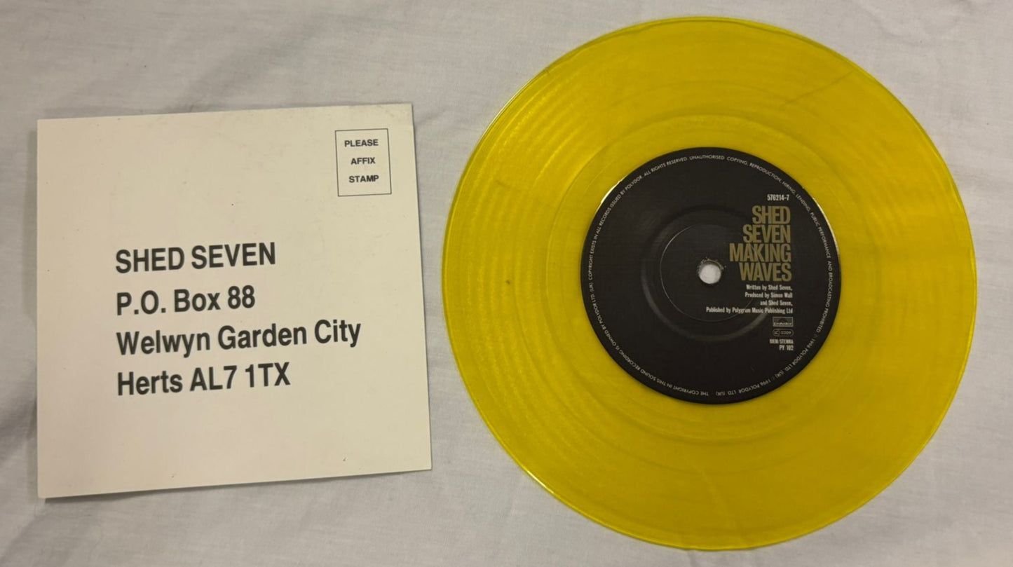 Shed Seven - Going For Gold 7” Withdrawn Sleeve