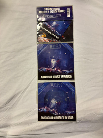 Wasp - Chainsaw Charlie - Murders In The New Morgue Triple Picture Disc