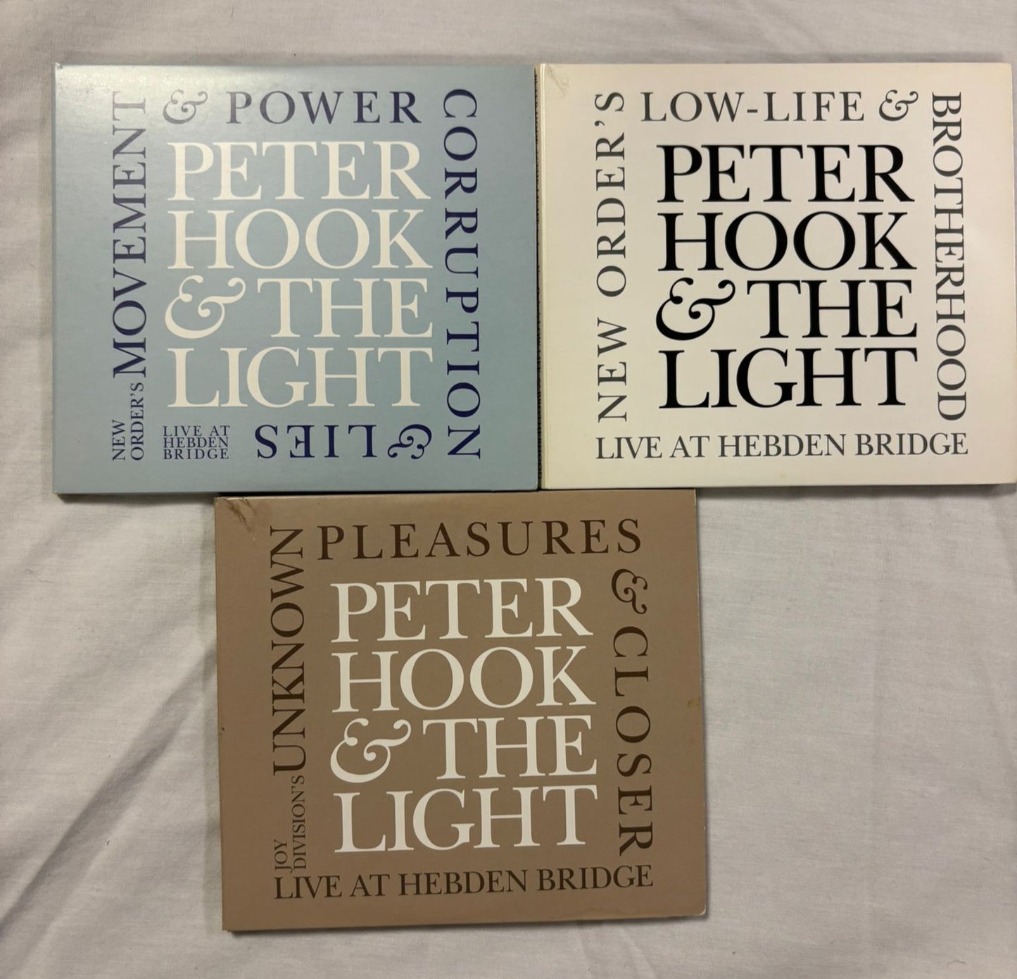 Peter Hook & The Light - Live In Hebden Bridge - signed