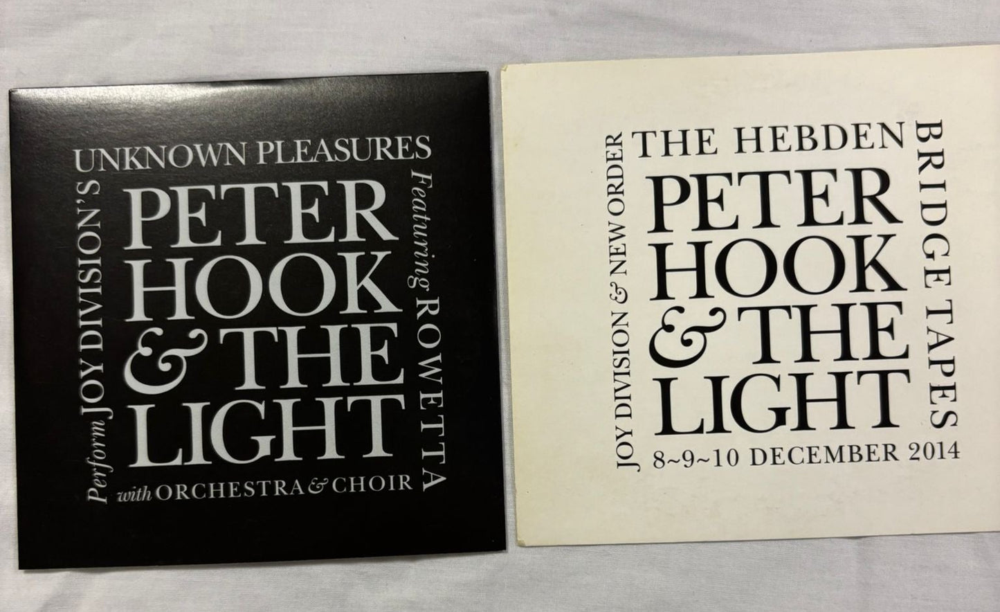 Peter Hook & The Light - Live In Hebden Bridge - signed